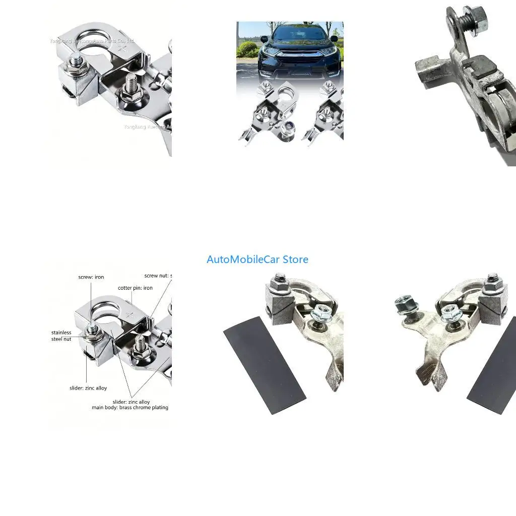G8TE Replacement Part Battery Terminal Clamp Connectors Bolt Automotive Accessory