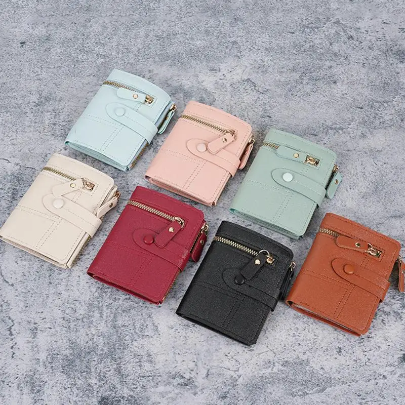 Schlanke Damen-Geldbörse aus PU-Leder mit Reißverschluss-Münzfach und mehreren Kartenfächern, perfekt für den täglichen Gebrauch, Outdoor-Einkäufe und Reisen. – Detail 13