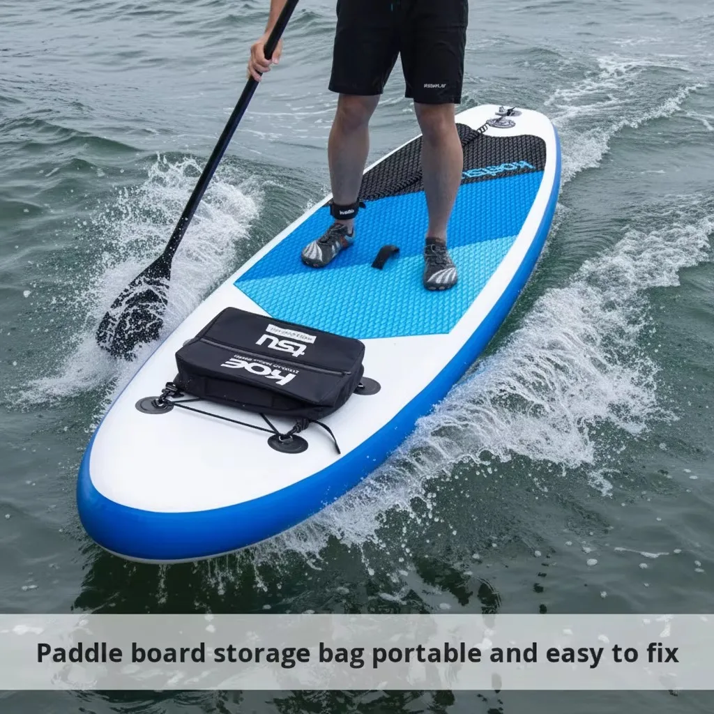 Paddle Board Oxford Cloth Insulated Storage Bag with Ice Pack Rotating Hook Buckle Portable Design for Ocean Waters