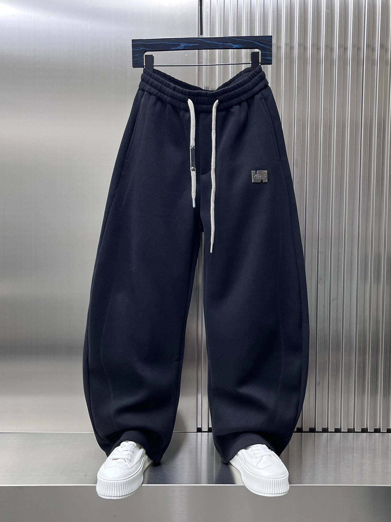 

Мужские повседневные спортивные брюки свободного кроя, удобные, модные, в стиле High Street, осень 2025