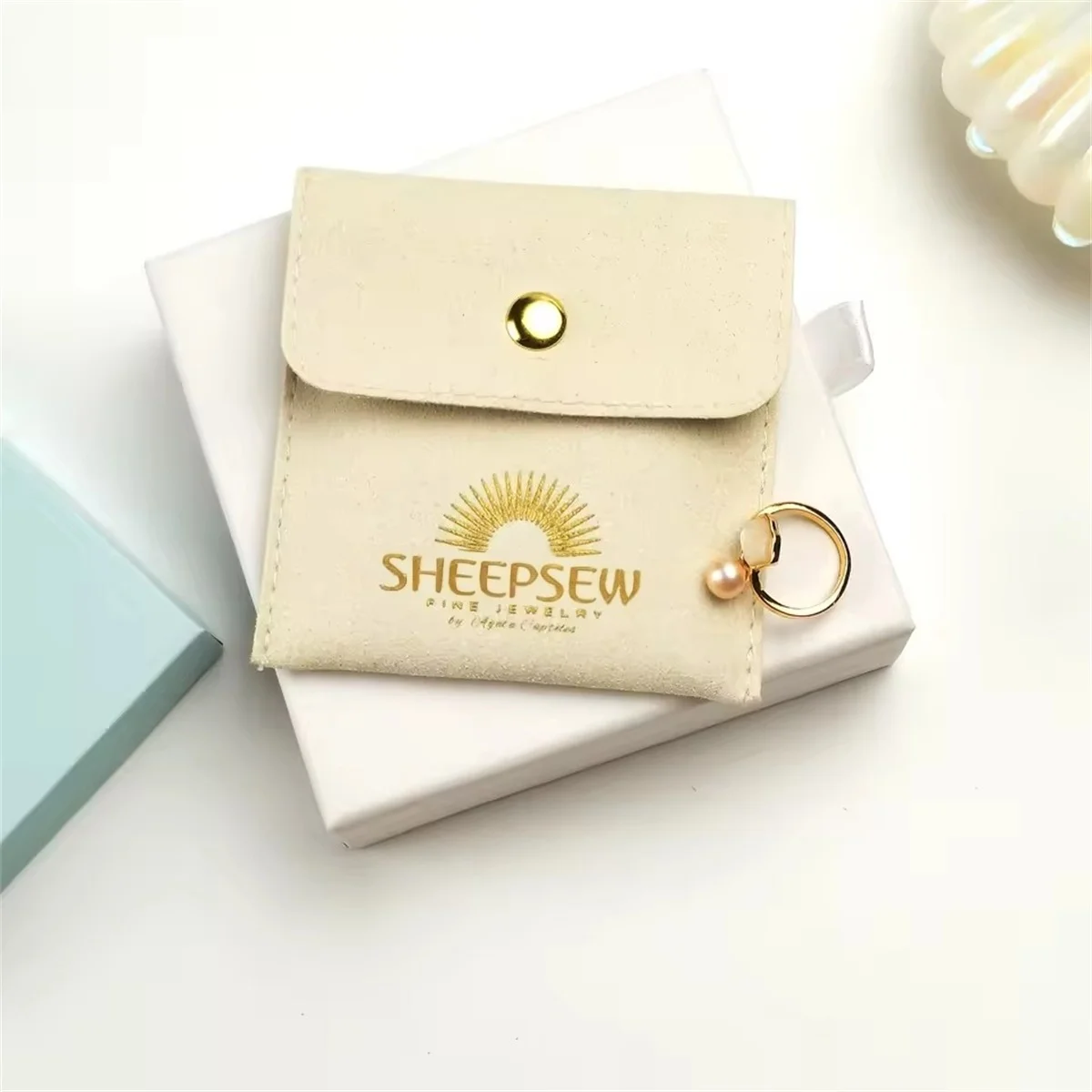 

25 шт., оптовая продажа, персонализированная ультратонкая сумка для ювелирных изделий, кольцо, ожерелье, контейнер с подарочной упаковкой, сумка из ультратонкого волокна