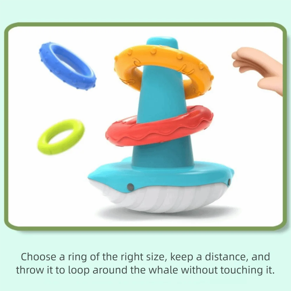 Irregular Square Rainbow Stacker Baby Montessori Rainbow Tower Rotating Screw Bolt Toys Stackable Early Education