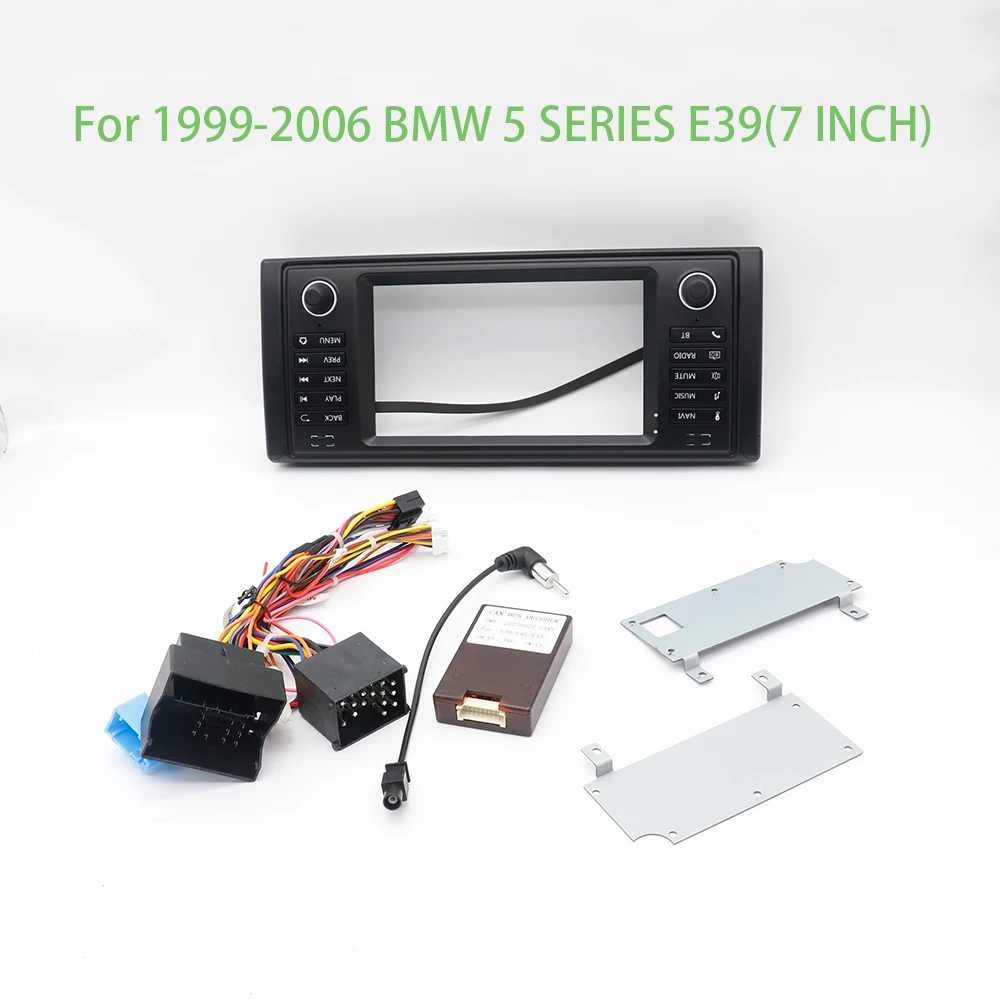 

Автомобильные аксессуары 7-дюймовый автомобильный адаптер для рамы Android Радио Аудио приборная панель для BMW 5 SERIES E39 1999-2006 гг.