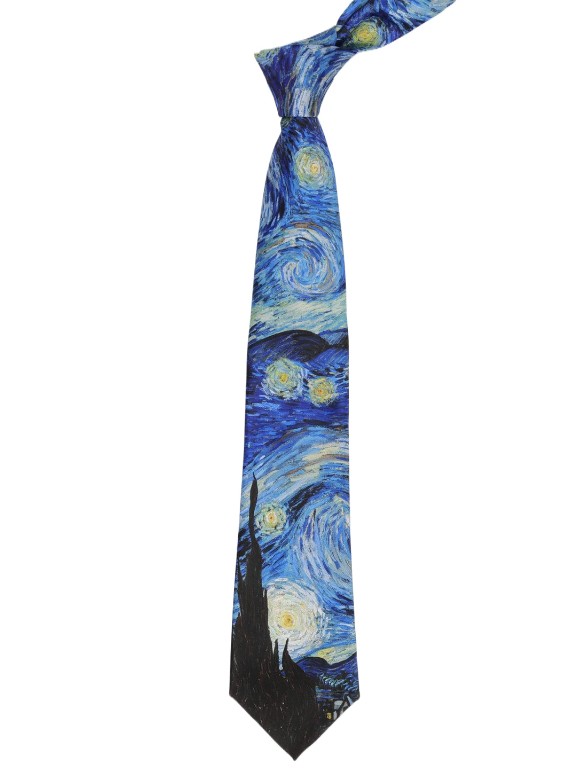 Dasi Leher Lukisan Minyak Mode Baru untuk Pria, Motif Bintang Bulan Retro, Dasi Lebar 8cm, Aksesoris Dasi Tipis untuk Pemakaian Sehari-hari, Hadiah Pesta Pernikahan