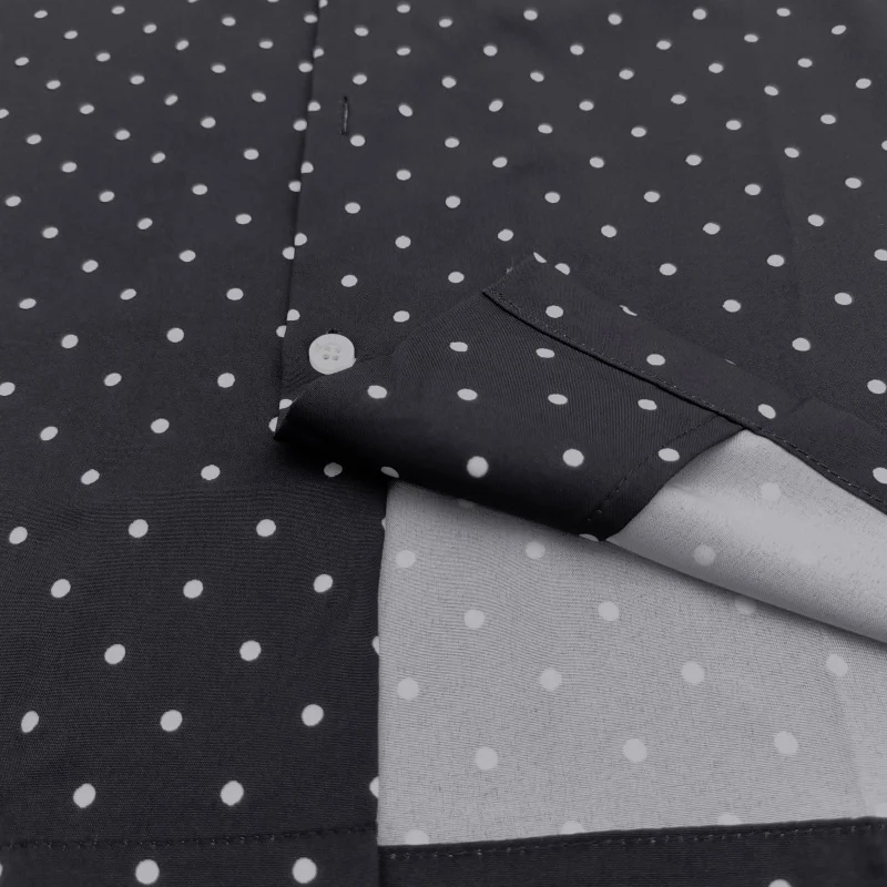 Summer Purple Black Grey WACKO MARIA DOTS OPEN COLLAR SHIRT Dots Glass Ball Mens Womens Hawaii Short Sleeve Shirt