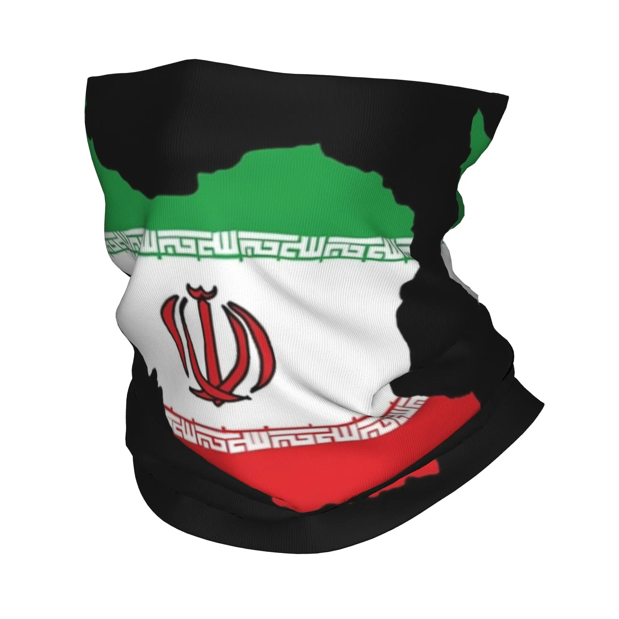 

Iranian Iran Flag Bandana Neck Cover Printed Wrap Scarf Multi-use Balaclava Outdoor Sports Unisex Adult Washable
