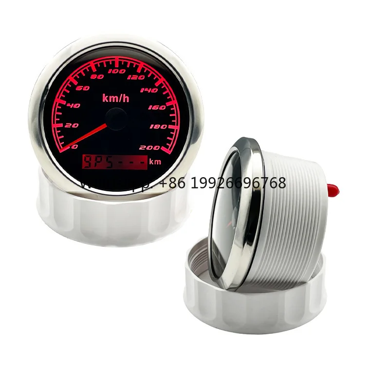 

85mm Universal GPS Speedometer with Indicator Odometer COG TRIP 0-200 km/h for Car Motorcycle