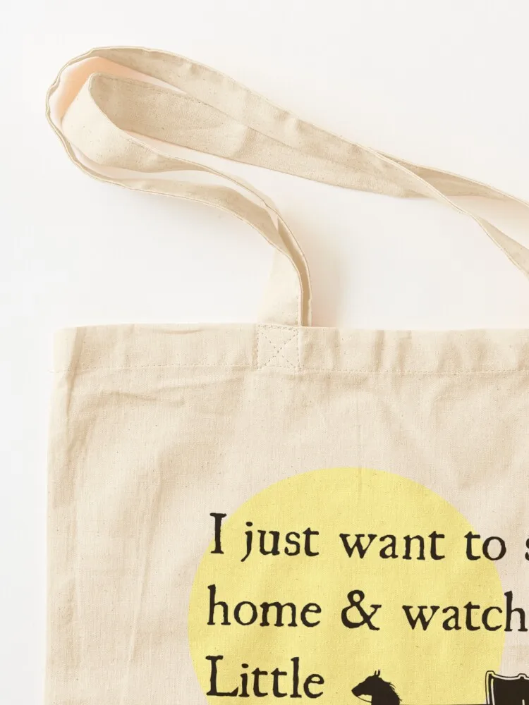 Stay Home & Watch Little House Tote Bag university shopper bag shoping bag free delivery bags bags for women