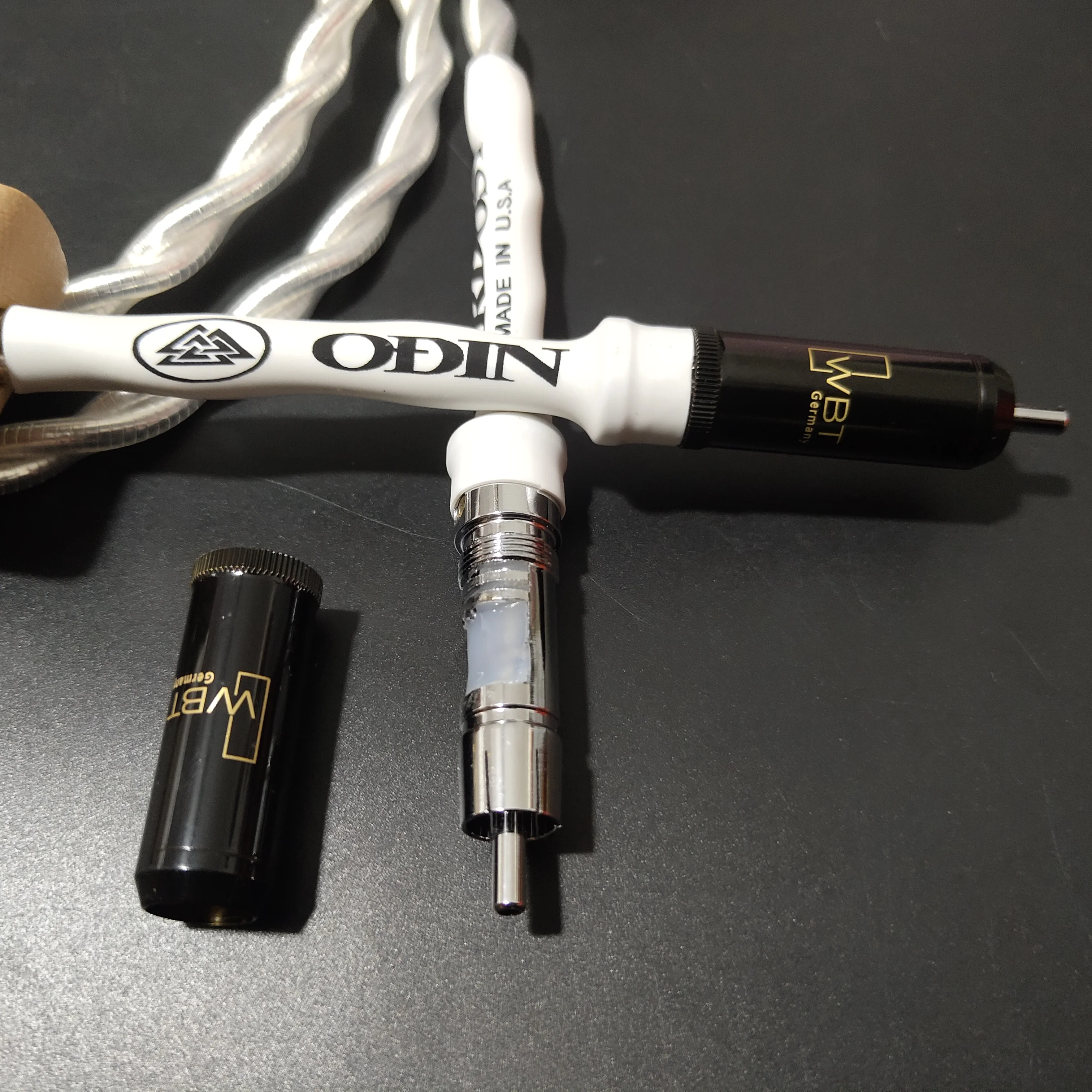 New HI-END NORDOST ODIN 75 ohm RCA digital coaxial cable AES/EBU signal cable HI-FI audio with WBT-0102 Rhodium plating RCA