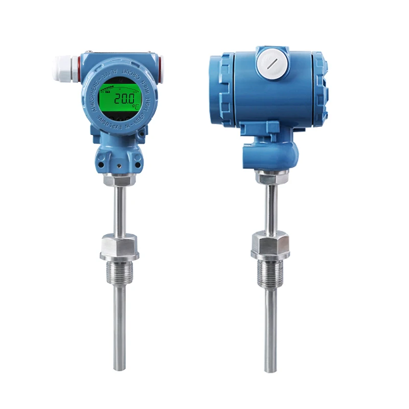 

High Precision Digital Integrated High Temperature Transmitter PT100 Cu50 1300°C Thermal Resistance 4-20mA Industrial Sensor