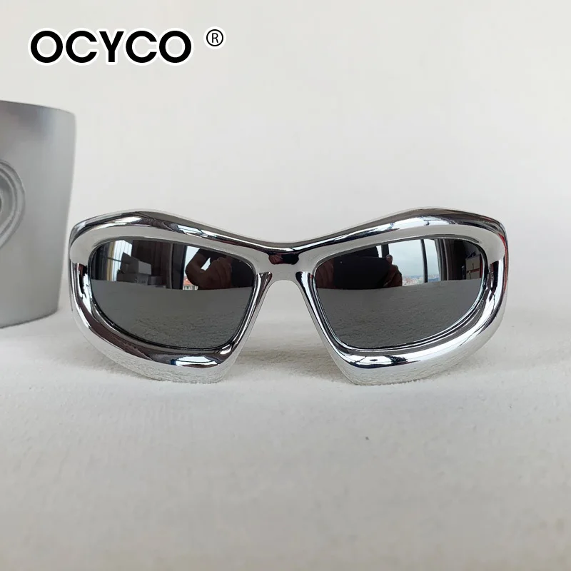 OCYCO 2026 Coole, extravagante Brille im futuristischen Design – Technologie-Sonnenbrille mit großem Rahmen für Ski und mehr – Beeindruckend für Damen und Herren – Detail 5