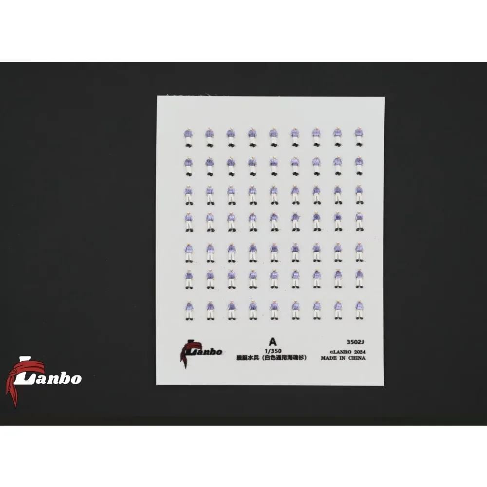 

Lanbo Models 3502J 1/350 WWII Naval Sailor (White Universal Soul Shirt) 3D Printed For Model Building Kit