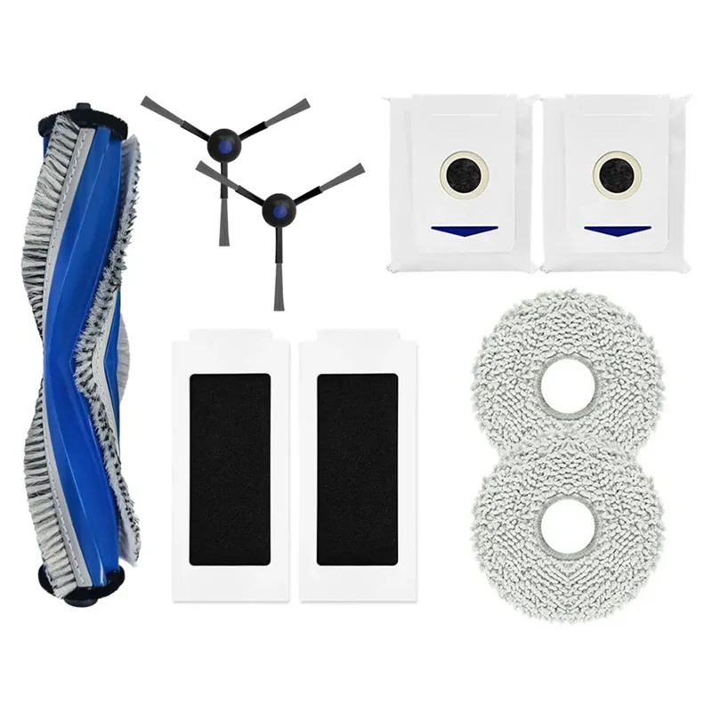 

SANQ For YEEDI M12 Pro+ / ECOVACS T30 PRO OMNI DDX14 Robot Vacuum Replacement Parts Main Side Brush Filter Mop