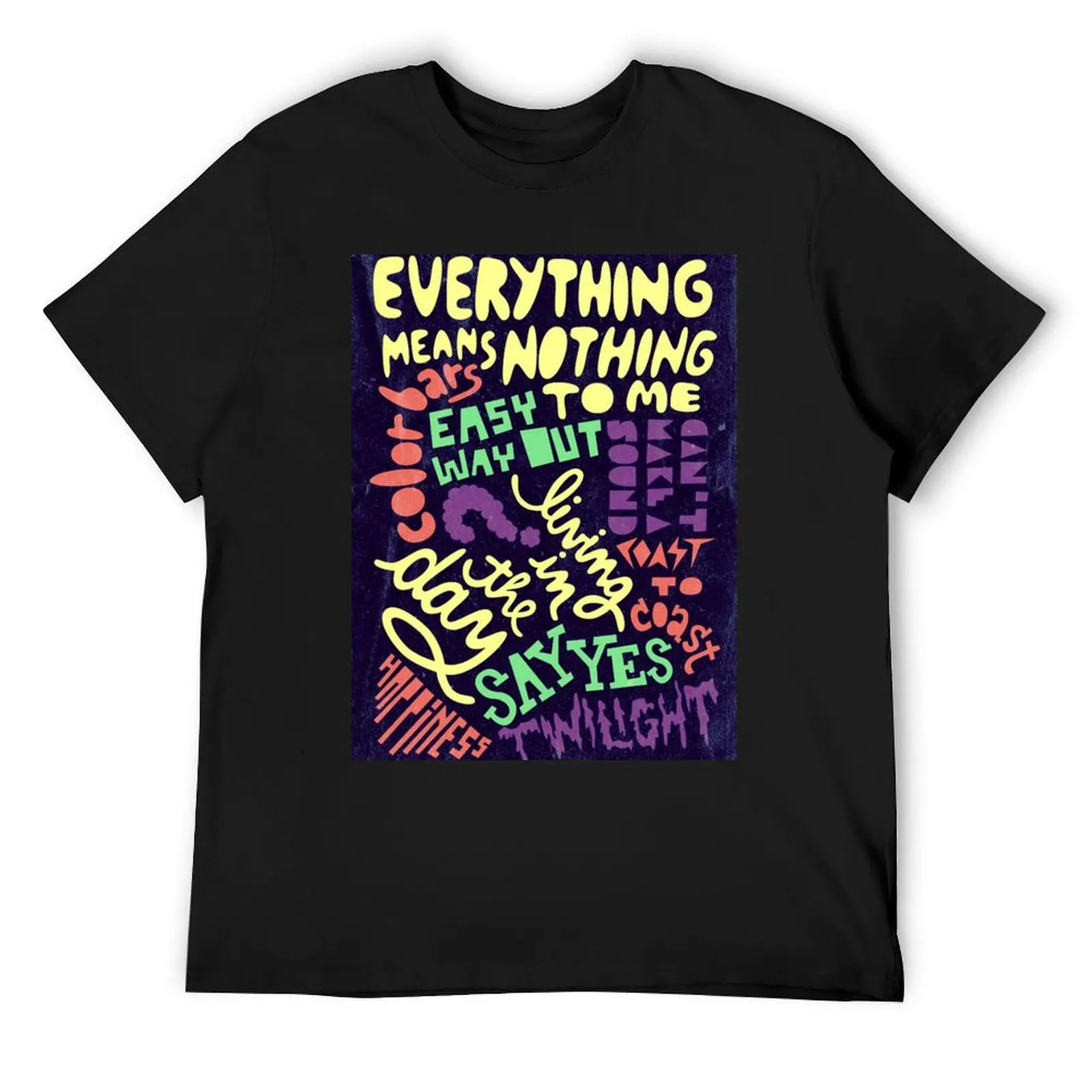 

Elliott Smith Song Titles T-Shirt funny costumes vintage t shirts black t shirts for men