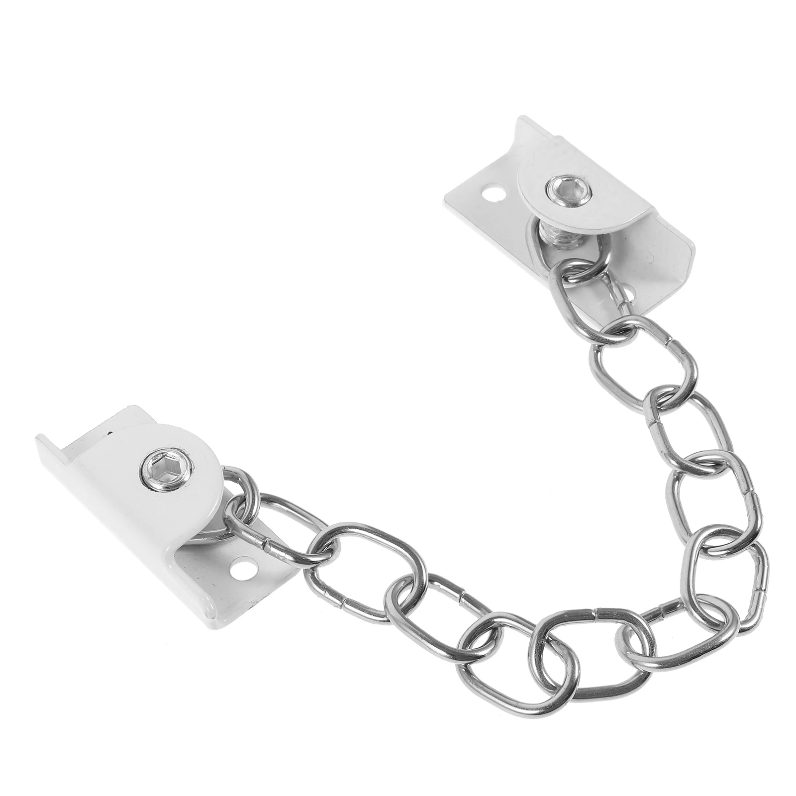 

Защитная цепь для оконного замка 23 5 см, белые дверные замки из нержавеющей стали для оконных цепей, защитный дверной замок, защита от кражи