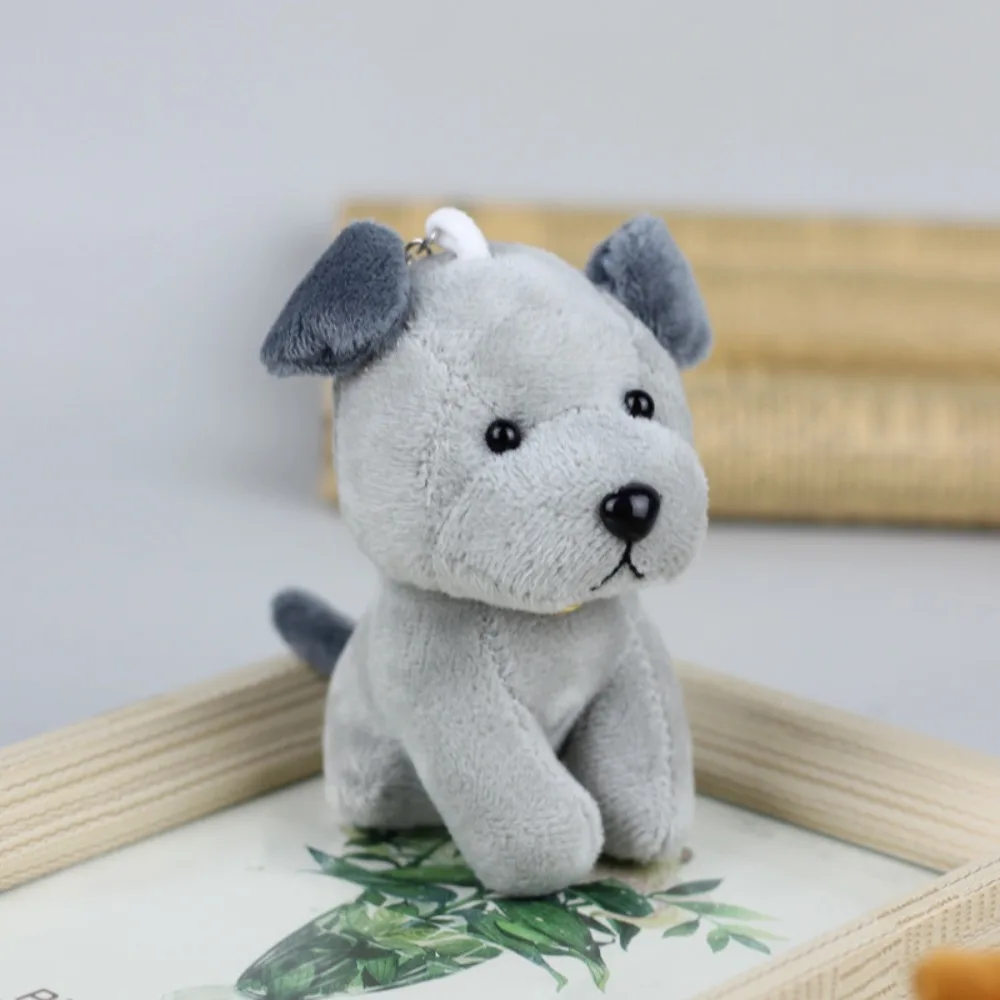 Plush Doll Wolfhound Plush Toy Keychain Cartoon Wolfhound Cartoon Wolf Dog Keychain Cute 10cm Wolf Dog Stuffed Doll Key Ring