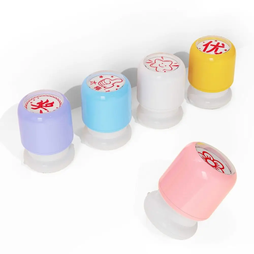 DIY Stamper Teacher's Seal Encouragement Comments Durable Design Children's Reward Seal Praise Comments Reward Comments
