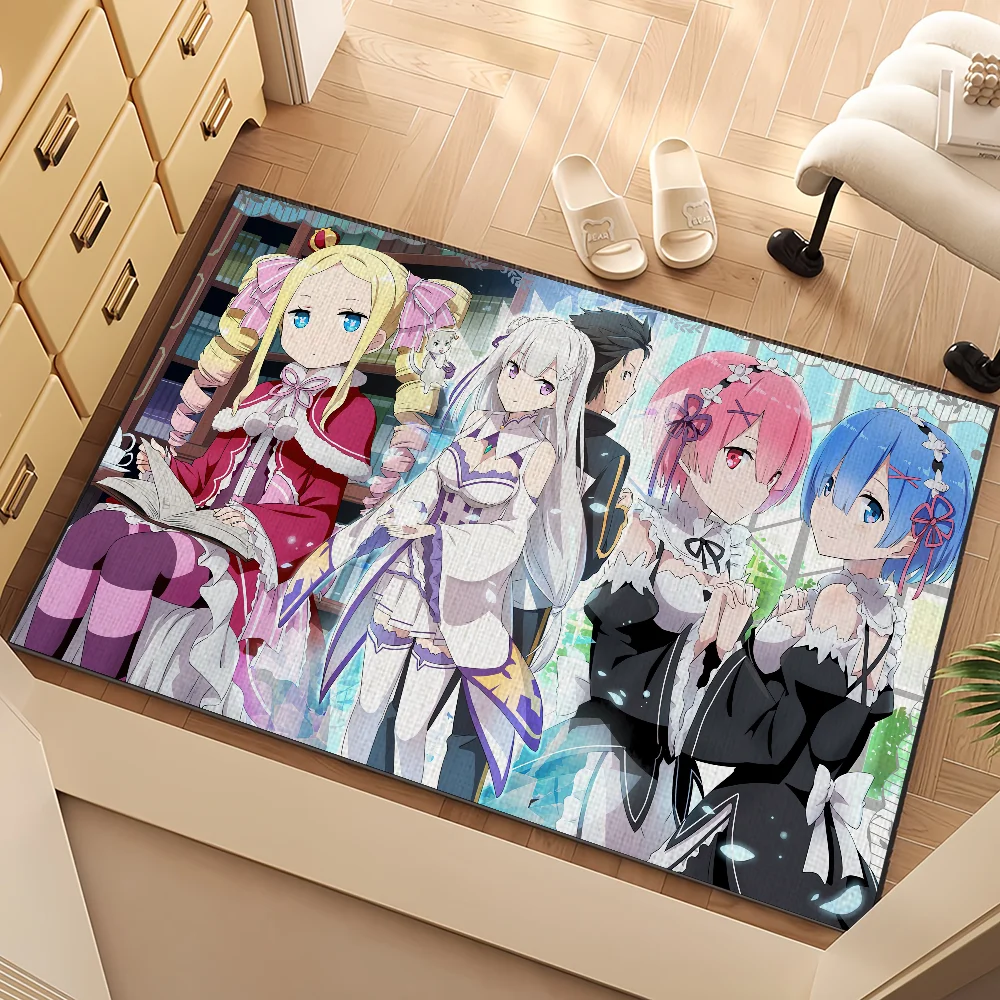 

a Door Mat from For Bedroom Decoration Different Re Bath Carpet Zero House Super Absorbent Rug Life Foot in World Anime Non-slip