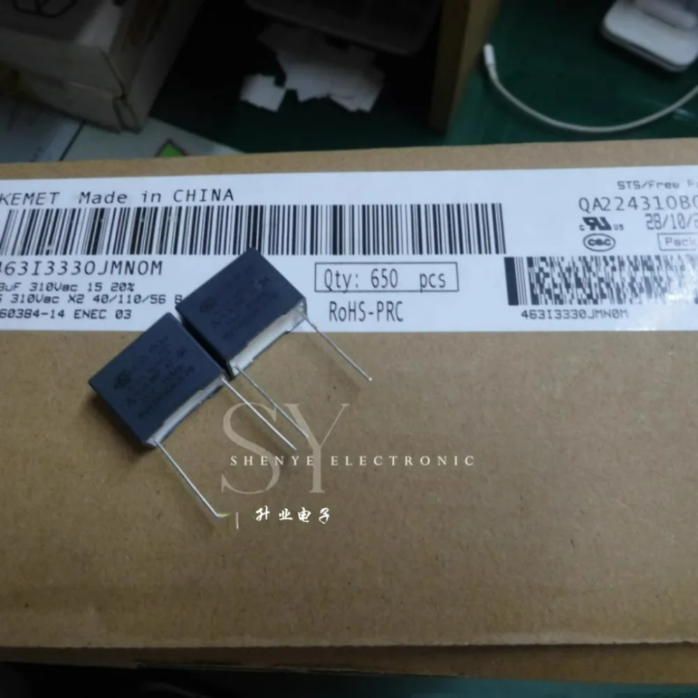 

20PCS AV R463I3330JMNOM 0.33uf/310VAC 330nf u33 334 Brand new film capacitor 15mm thick: 8.3mm