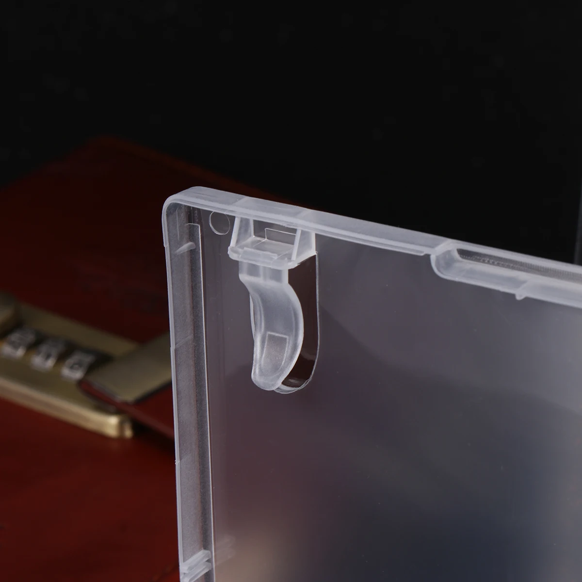 

6PCS CD Case Large Capacity Empty Clear Thicken Media Video Storage Organizer Sturdy Plastic Portable DVD Box Holder