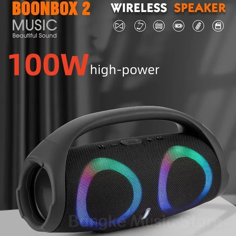 BOOMBOX2 Big Warrior Second Generation Bluetooth Speaker Color Outdoor Portable Bass Speaker Home Cinema Caixa De Som Bluetooth