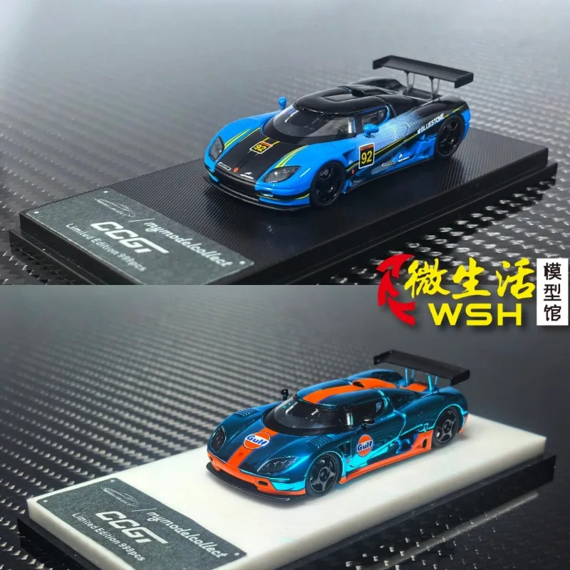 MC 1:64 supercar CCGT Model with Openable Rear Cover, Die‑cast Alloy Vehicle Model for Hobby Collection