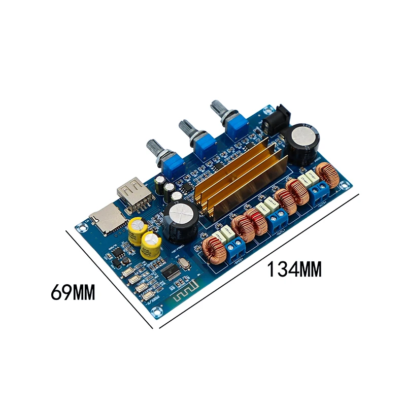 TOKBAN TPA3116 50 واط * 2 + 100 واط 2.1 قناة مكبر للصوت HIFI ستيريو بلوتوث مكبر للصوت مجلس للمسرح المنزلي #6