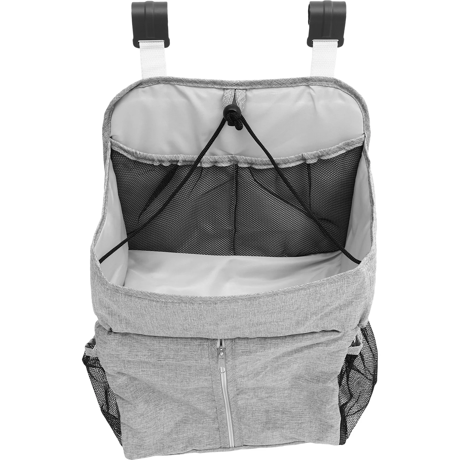 

1Pcs Diaper Bag Hanging Storage Bag Premium Linen Baby Crib Organizer for Nursery Bedside Stroller Use Multi Pocket Diaper