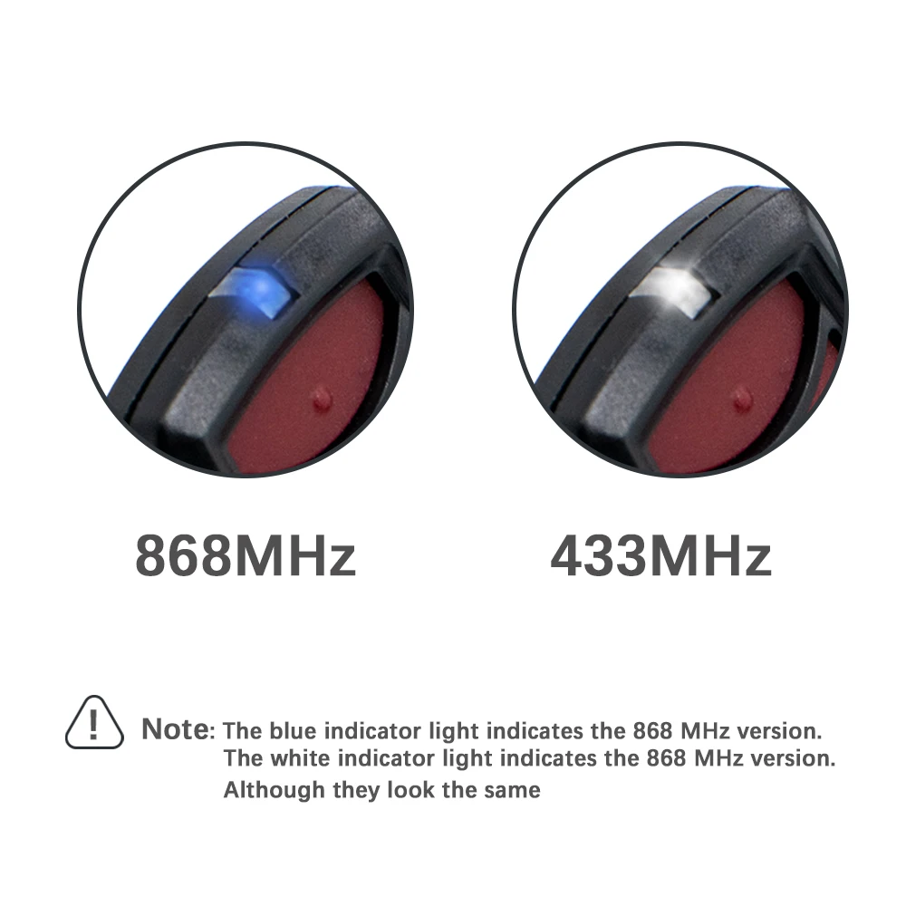 Garage Door Remote Control Compatible With 868MHz ME960-LM ME960LM TX2REV TX4REV TX4REVF TX4EVF,LM50,LM55EV/S/F Hand Transmitter