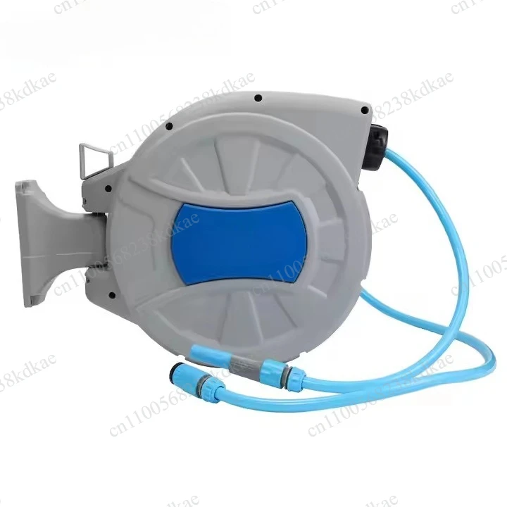 Telescopic Reel 25m, Retractable Garden Water Hose and Cable Reel for Car Beauty