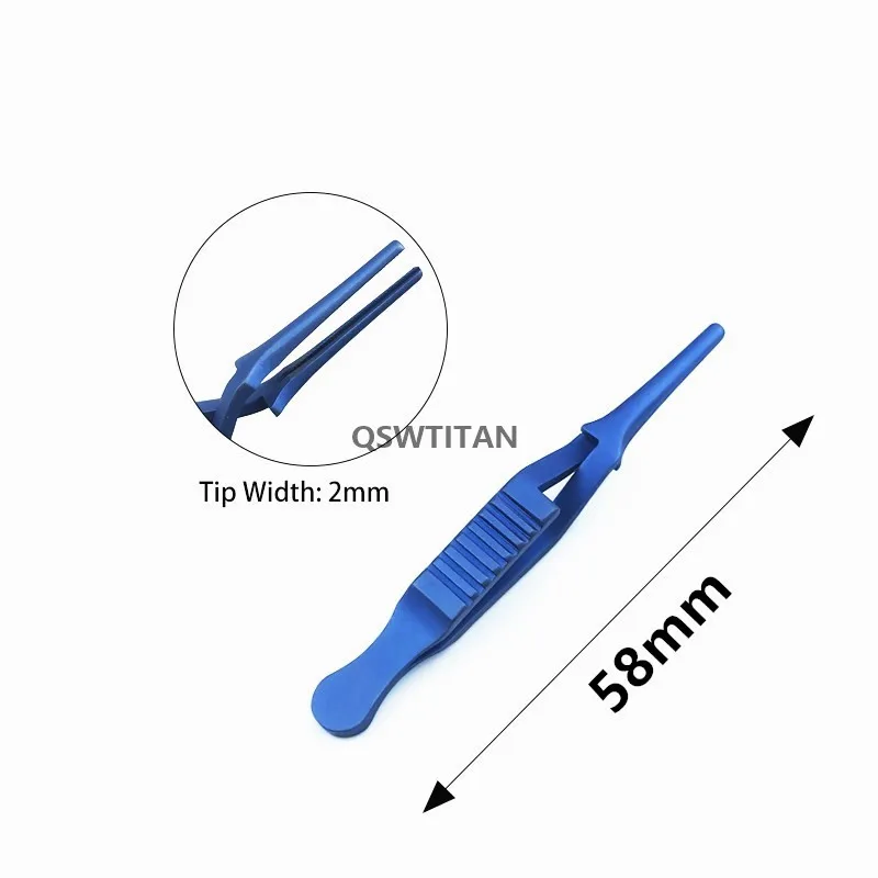 Titanium Straight/Cruved/Angle Jaw Atraumatic Tips Arterial vascular clamping clipper Ophthalmic Surgical Instruments