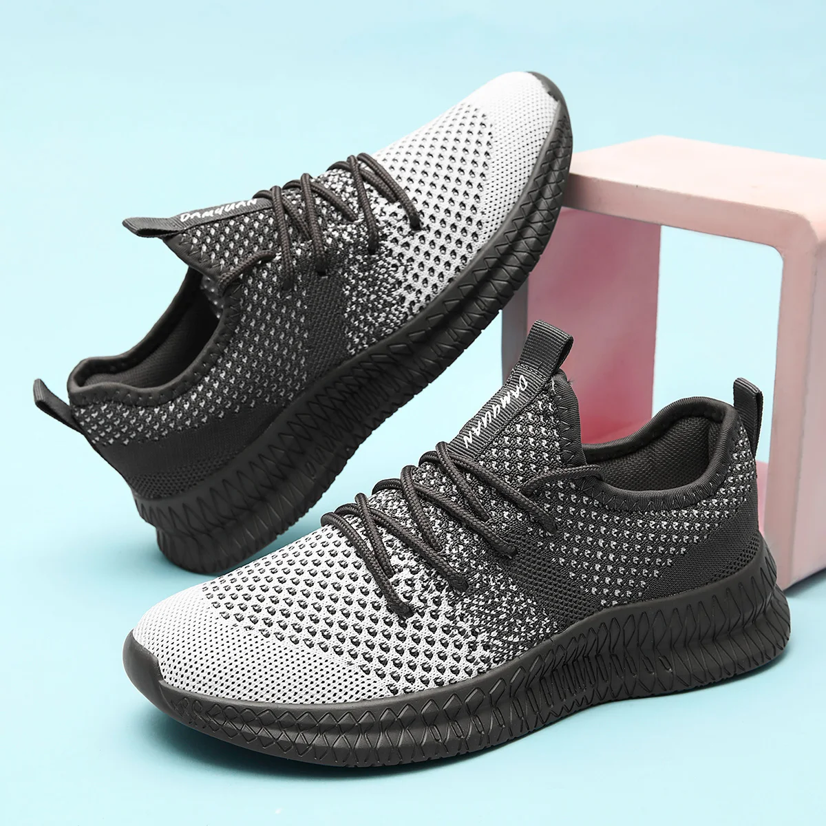 Plus Size Mens Comfortables Breathable Casual Running Wear-resistant Gym Shoes Sneakers Jogging Zapatos Casuales De Los Hombres