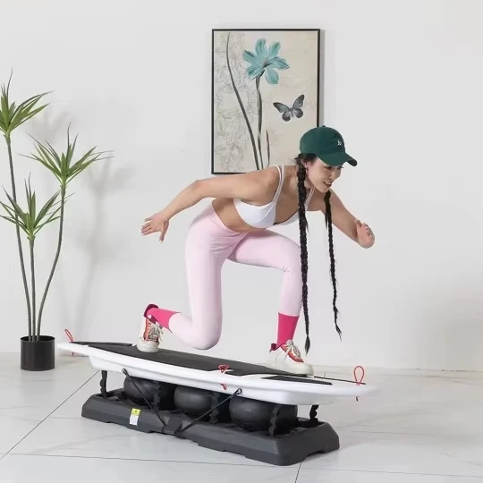 

High Quality Portable Gym Fitness Surfboard Home Core Strength Training Land Surfboard for Sale