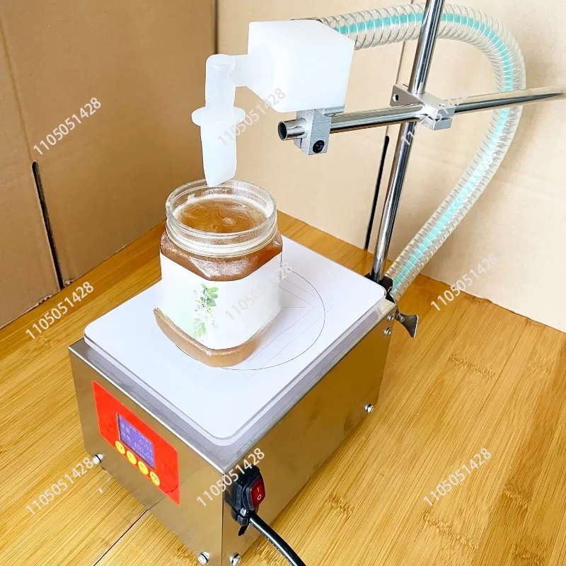 

Машина для наполнения меда Шестеренчатый насос Весовой тип Вязкая жидкость Автоматическая машина для наполнения 5 кг