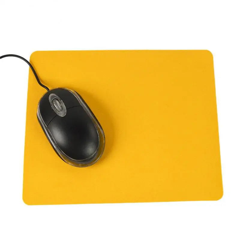 1pcs Deskpad Cute Desk Mats Mouse Pad Mini Waterproof PU Leather Laptop Mouse Mat Keyboard Desktop Protector Office Supplies