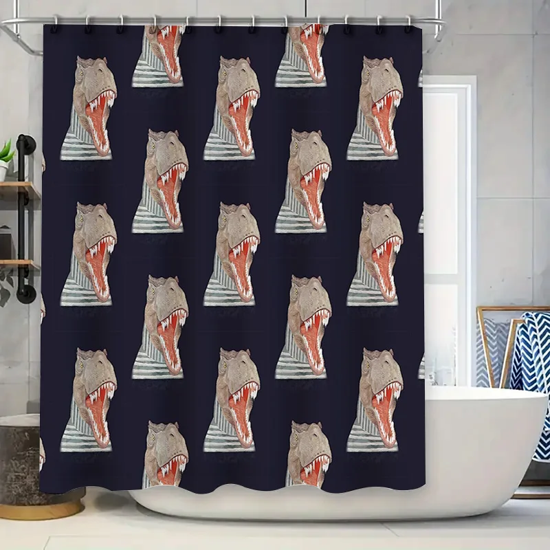 

Bathroom Shower Curtain Sets Modern Abstract Geometric Pattern Waterproof Fabric Decor