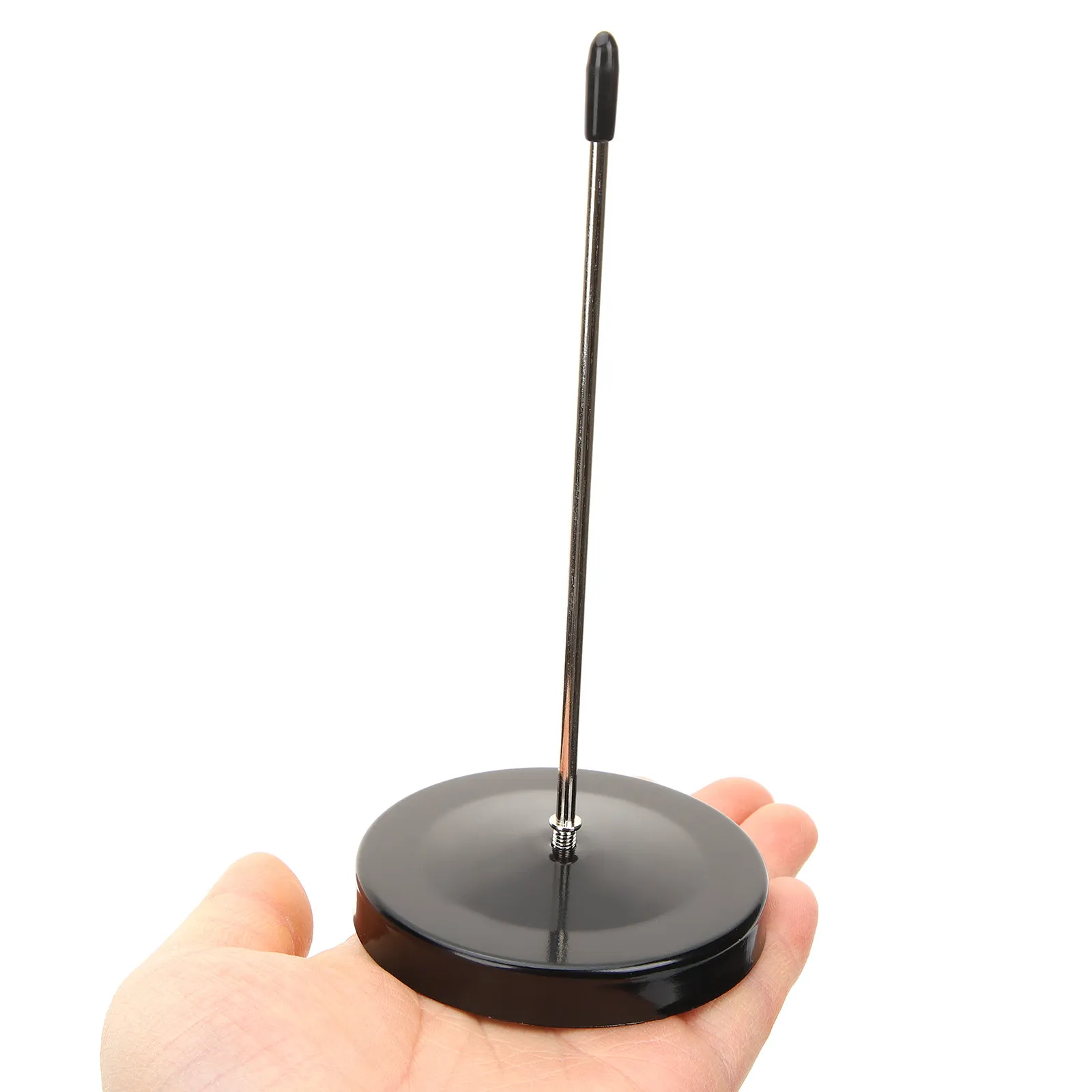 4Pcs Metal Check Spindle Receipt Holder Rustproof Sturdy Desk Organizer for Office Home Restaurant Menu Note Invoice Paper