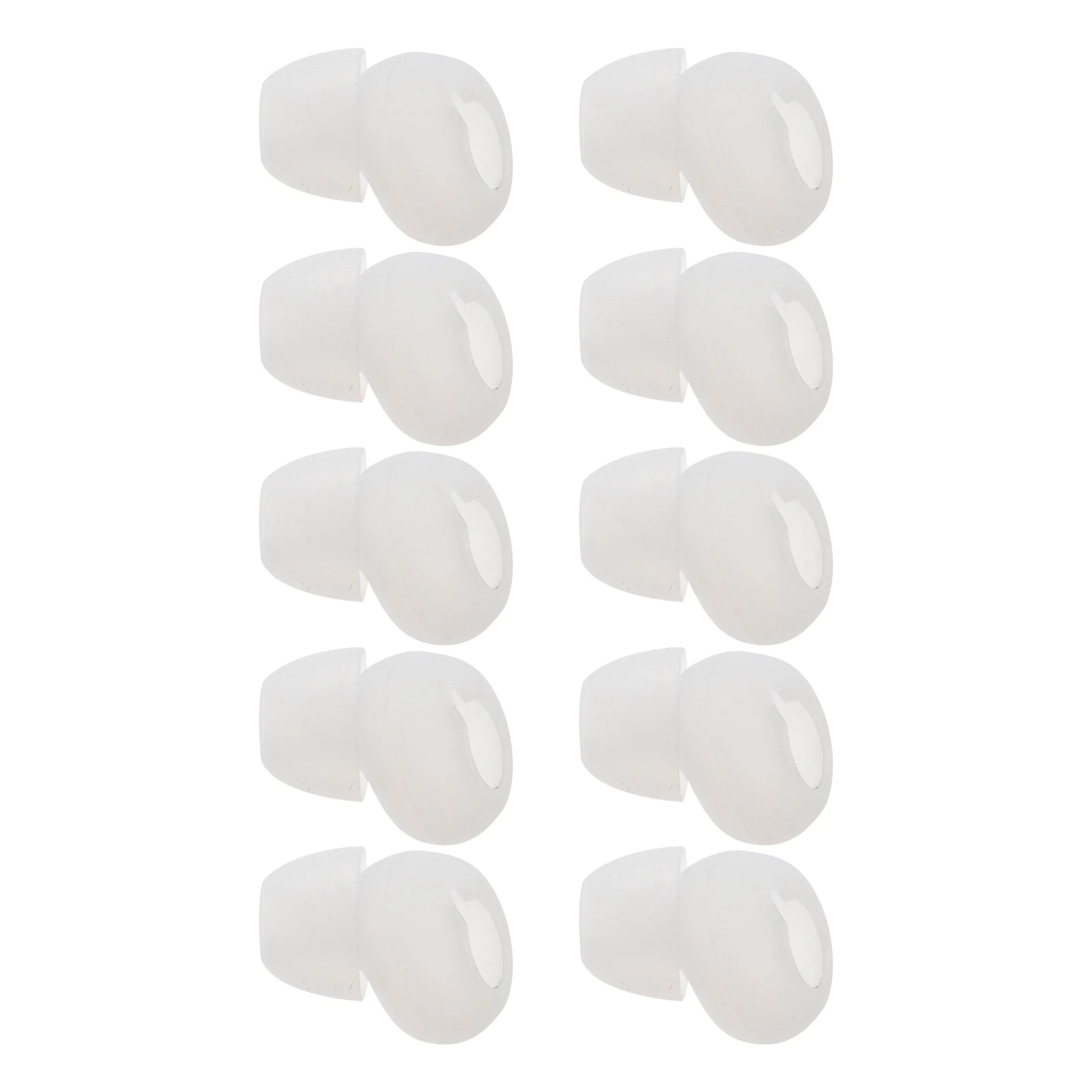 

5 Pairs Ear Buds Replacement Earpads Silicone Gel Eartips Non-slip Headset Cover
