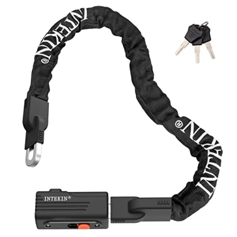 

Heavy Duty 3FT/4FT/5FT Bike Chain Lock with 8mm/10mm Thicker Chain Design for Secure Anti-Theft Protection of Bicycles and Moto