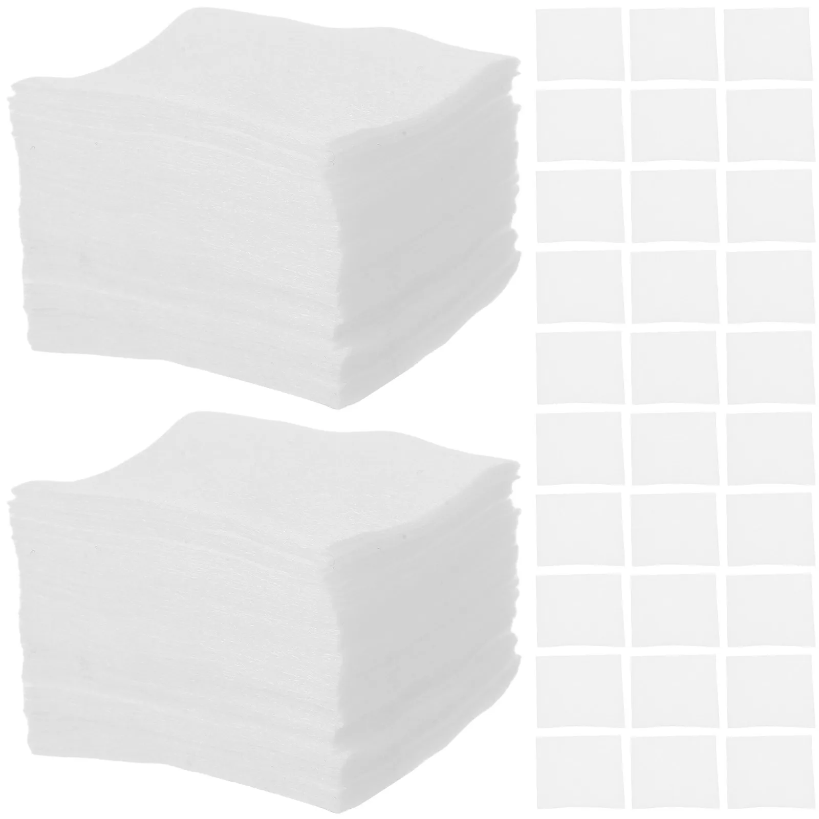 1600Pcs Disposable Makeup Remover Pads Cotton Facial Cleansing Wipes Gentle Skinfriendly Skincare Beauty Salon Home