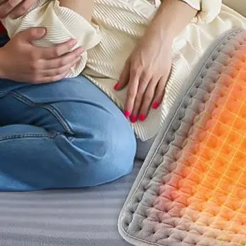 Electric Heating Waist Mat Thermal Warming Belt Office Home Temperature Control Hot Compress Waist Blet Back Leg Abdomen Warmer