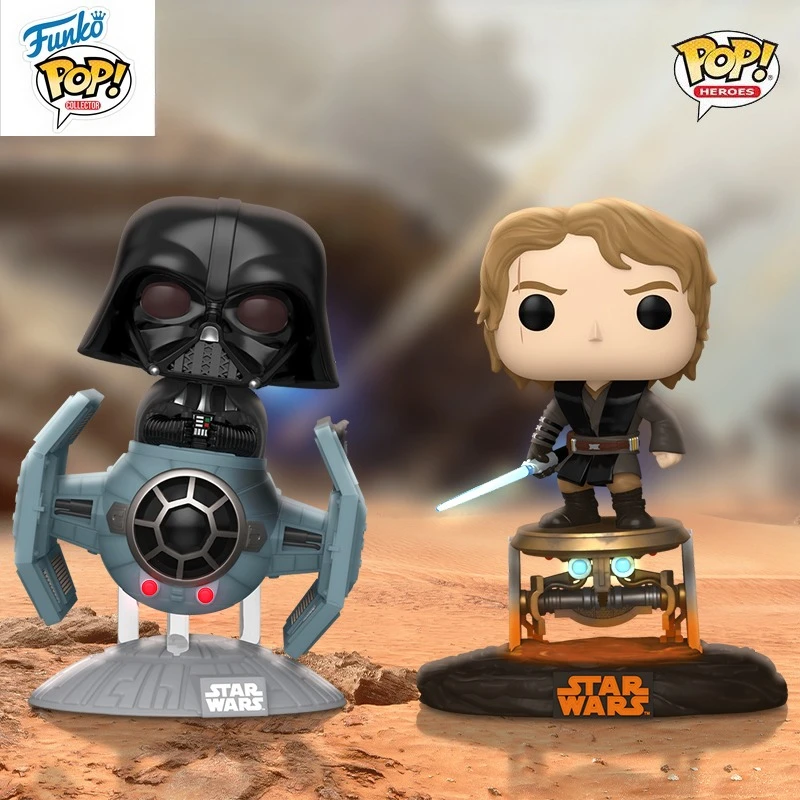 In Stock FUNKO POP Original Star Wars Black Warrior with Vaddas Vader Limited Mobile Phone Model Collection Holiday Gifts - Image 7