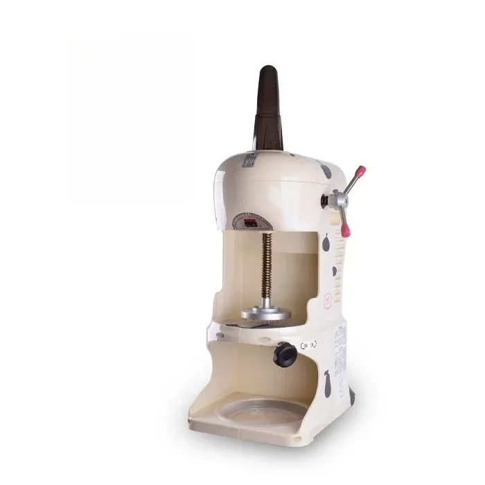 Commercial automatic snowflake shaving machine, hand shaved ice, fancy ice crusher