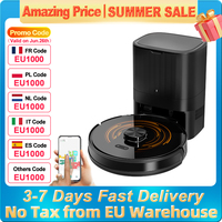 Robot Vacuum Cleaner ABIR K30 with Auto-empty Dock,Dual Laser Lidar System, UV Lamp,Multi-floor Map ,Smart Home Wet Dry Applianc