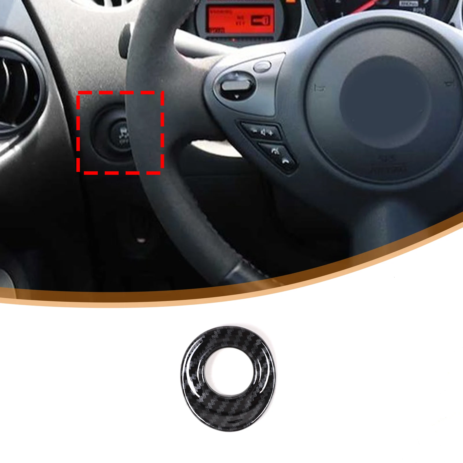 

ABS Car Center Control Left Limited-slip OFF Button Frame Cover Trim Sticker For NISSAN 370Z Z34 2009-2020 Interior Accessories