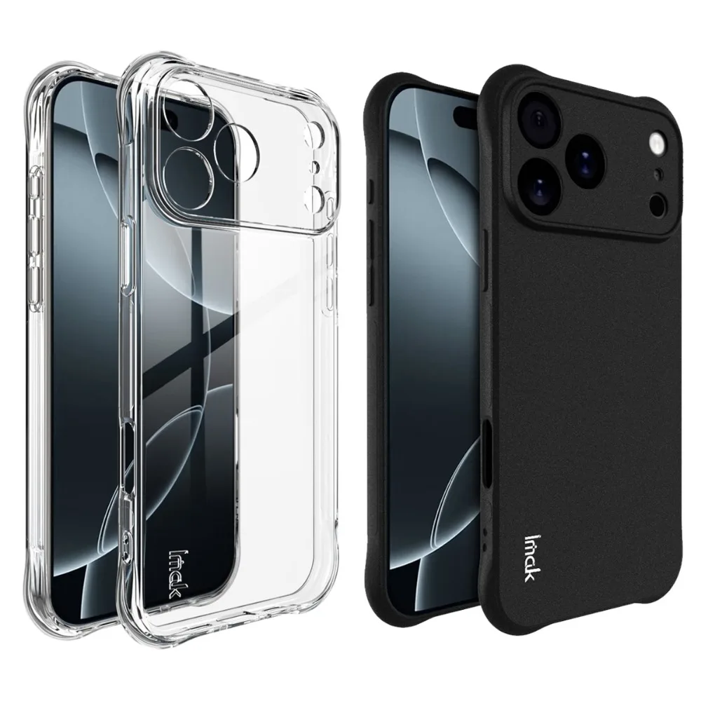 Противоударный чехол IMAK Lens Protect задней панели iPhone Air Case iPhone17 Pro 17ProMax, матовый мягкий чехол