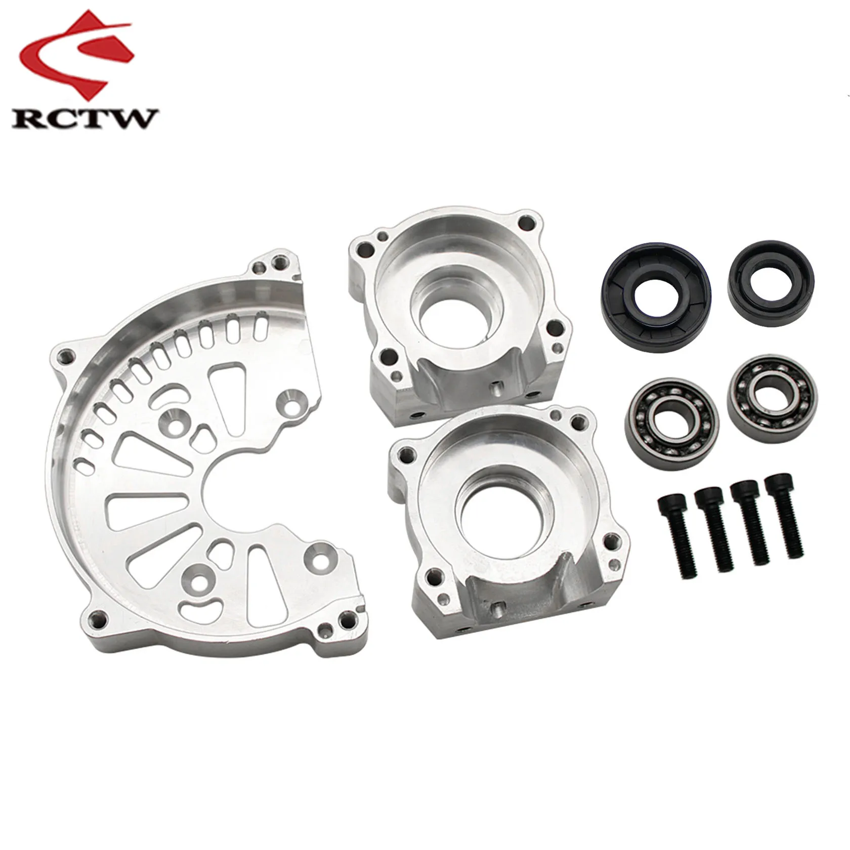 CNC Metal 29cc Crankcase Housing Kit for Zenoah CY FLMLF ROVAN Engine for 1/5 Rc Car HPI ROFUN KM BAJA LT FG GoPed RedCat Parts