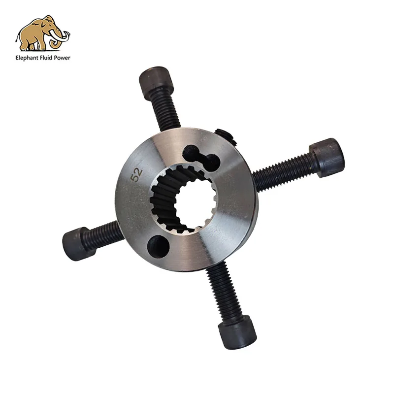 

New Excavator Spare Parts Hydraulic Pump Rubber Coupling Spline 52# 18cm 4 Holes 17T 100*42*70
