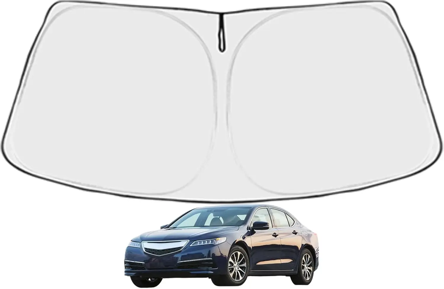 

TLX Custom Windshield Sun Shade for A-cura TLX 2015-2025 Front Window Sunshade Sun Visor 240T Shade Blocks UV Rays Car Accessori