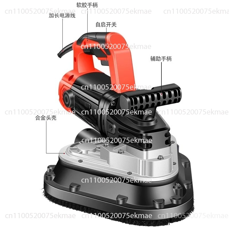 

Handheld 3-Head Dust-Free Cement Grinder, Epoxy Floor Polisher, Edge Grinding Machine for Renovation Concrete& Terrazzo
